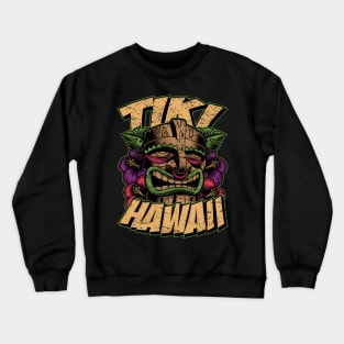 Hawaii Tiki Mask Crewneck Sweatshirt